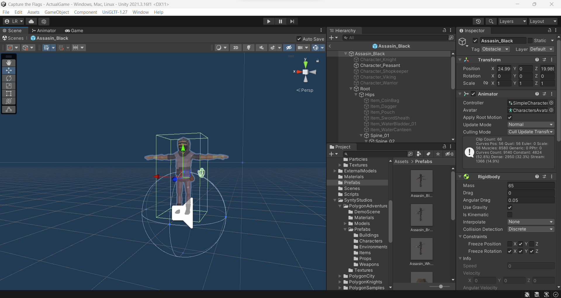 black assassin prefab editor
