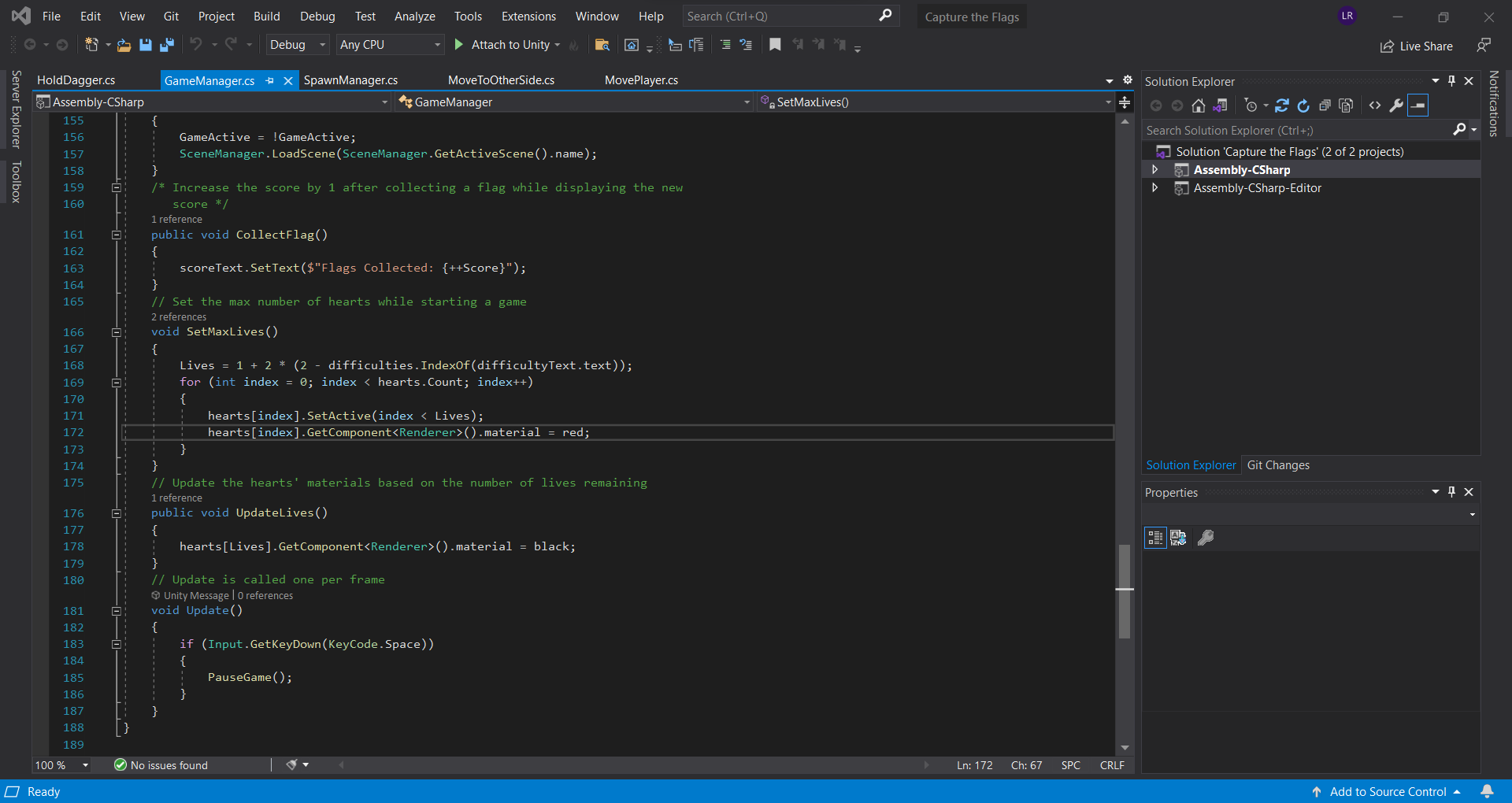 end of game manager script